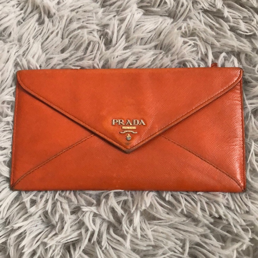 Authentic Vintage Prada Leather Wallet